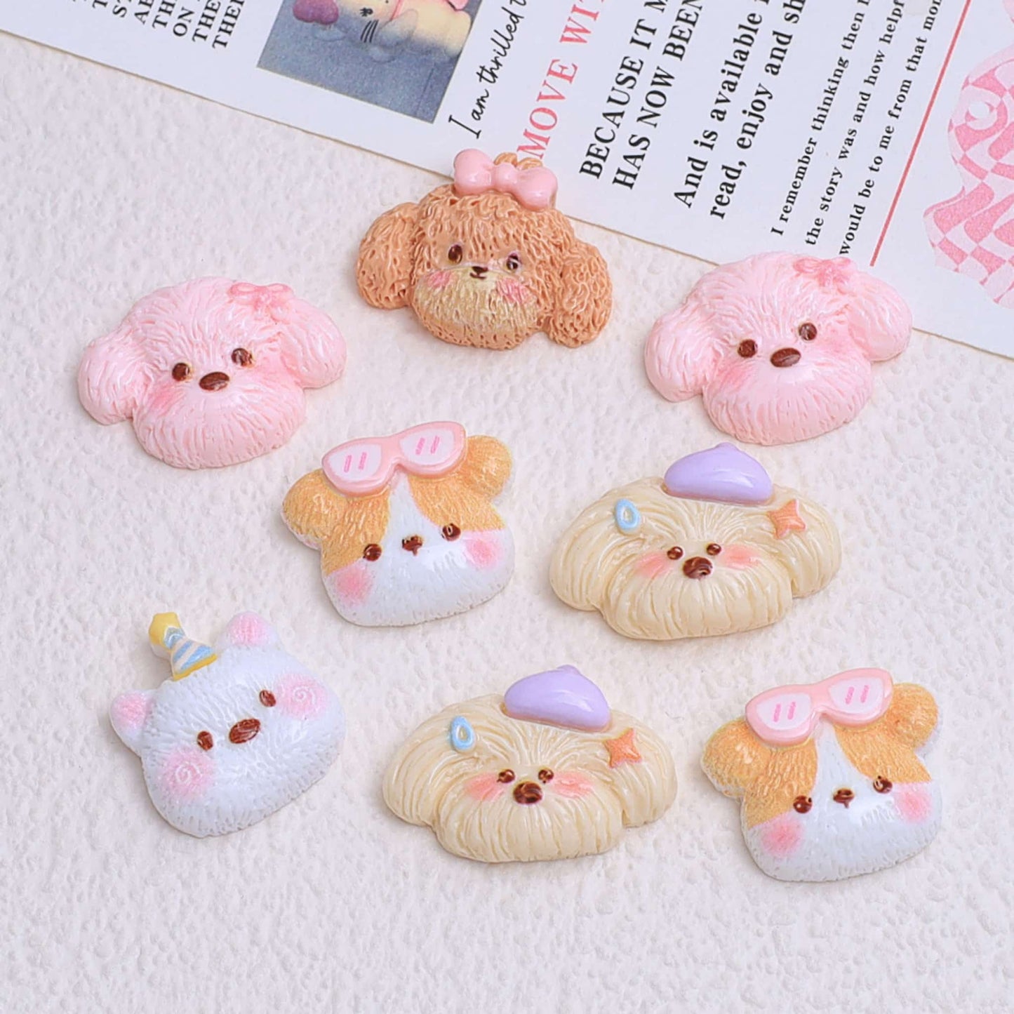 Puppy Resin Charms | DIY Decoden Embellishments