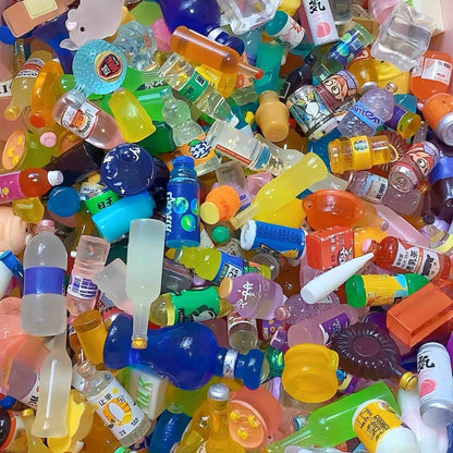 Wholesale 100Pcs 3D Bottle Resin Charms