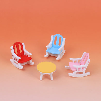 3D resin table charms - multicolor miniature furniture embellishments for handmade phone case decoration