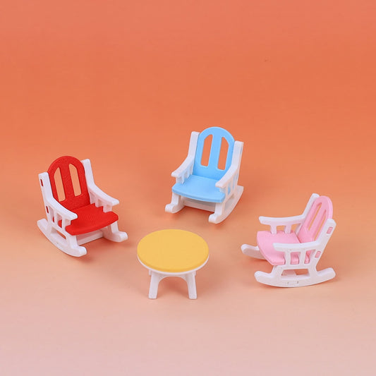 3D resin table charms - multicolor miniature furniture embellishments for handmade phone case decoration