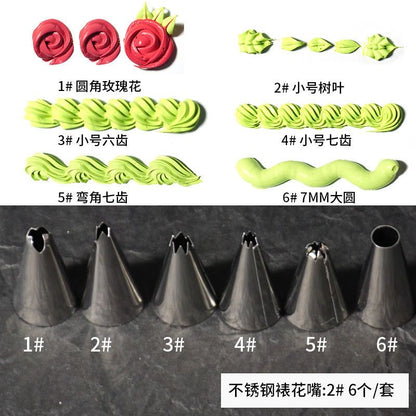 DIY decoden accessories decorated with cream glue piping nozzle techniques