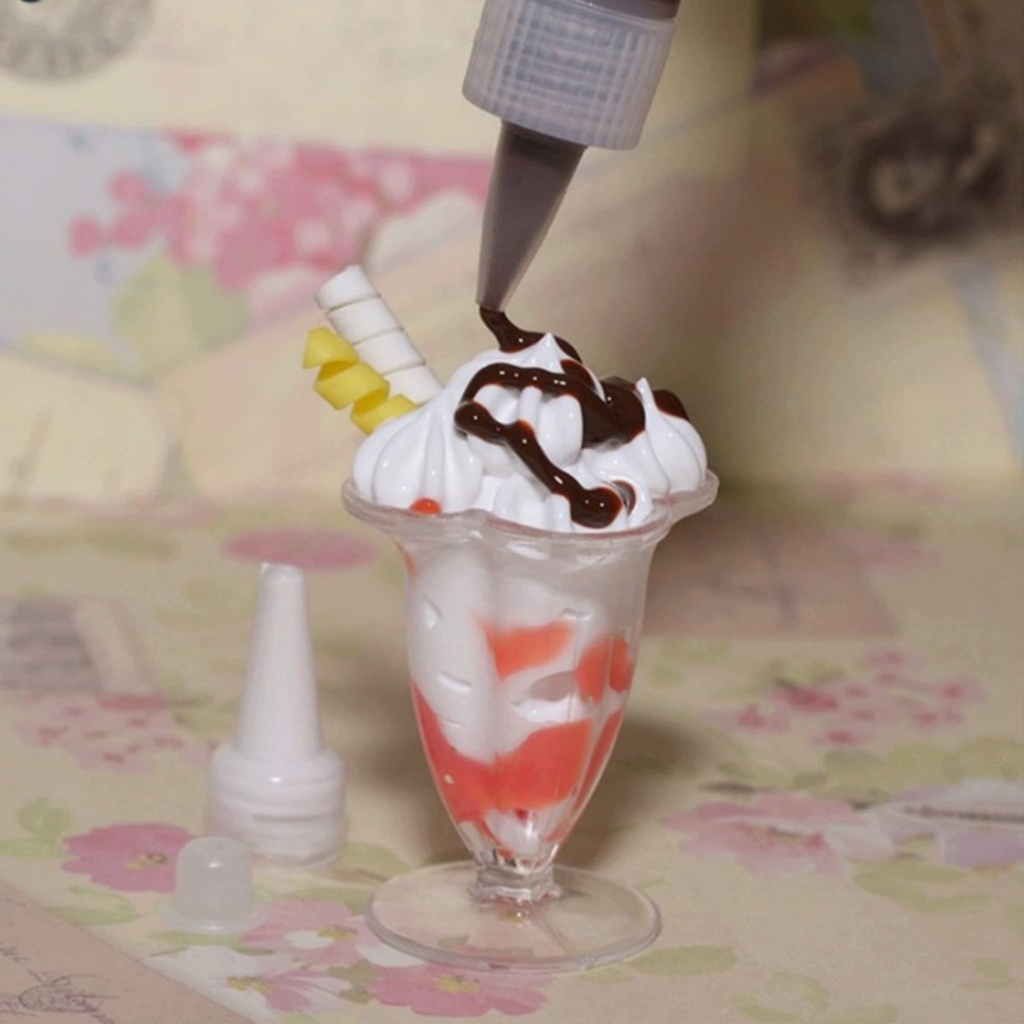 DIY simulation jam bottle 22ml - realistic miniature craft material for baroque-inspired embellishments and kawaii decorations