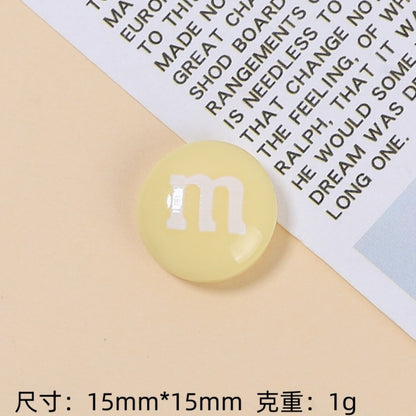 M Chocolate Resin Charms | Mini DIY Decoden Embellishments