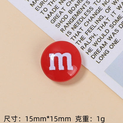 M Chocolate Resin Charms | Mini DIY Decoden Embellishments