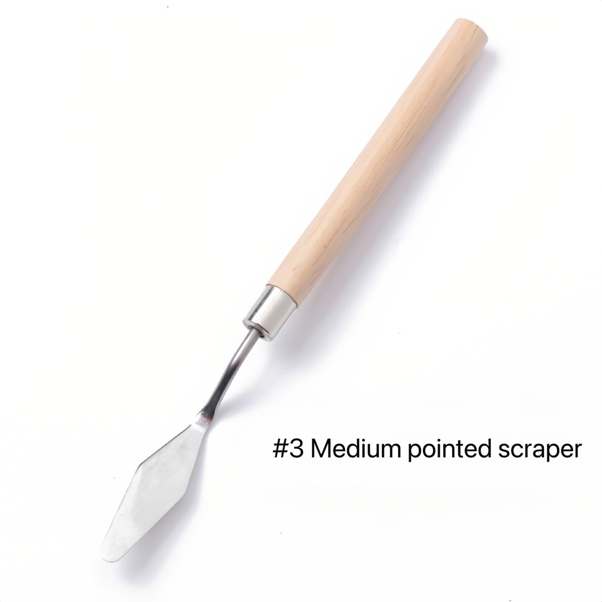 Ergonomic handle scraper tool for decoden DIY projects - comfortable grip design