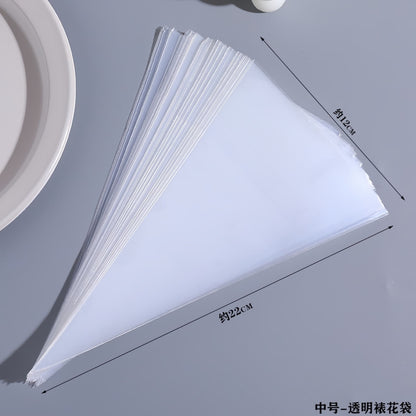 Cream Glue Piping Bag for DIY Crafts - 3 Sizes, 10pcs/Set