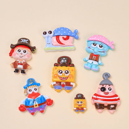 SpongeBob SquarePants themed resin charms for DIY decoden projects