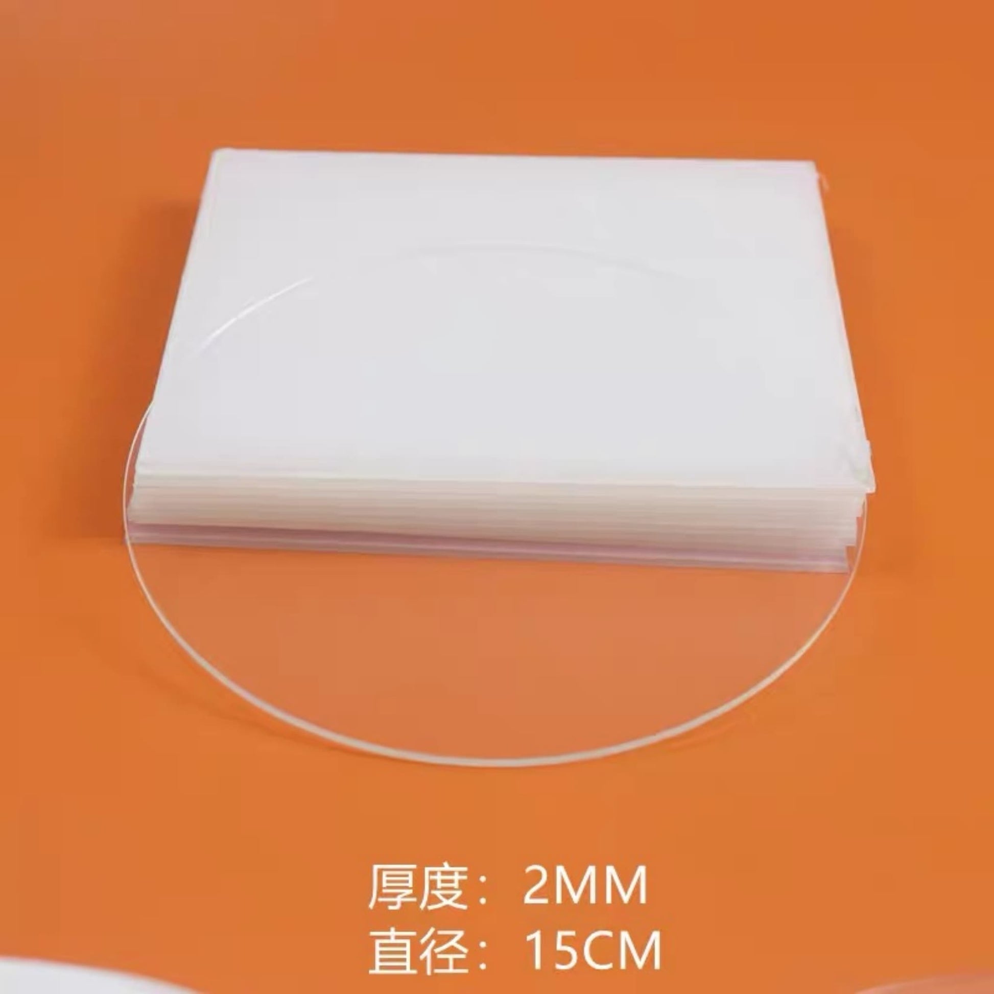 Scratch-resistant acrylic phone holder bottom plate