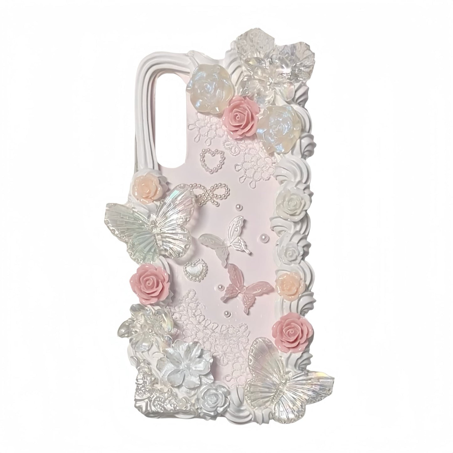 Luxury decoden case with floral baroque pattern