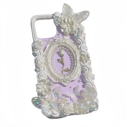 Custom purple baroque decoden case with ornate details