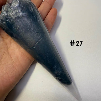 Black pearlized cream glue for decoden phone cases and 3D craft projects