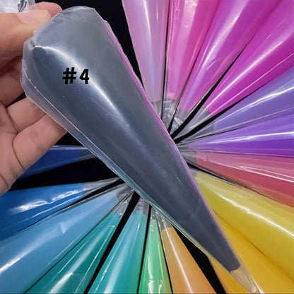 Clear Crystal Decoden Cream Glue with Piping Tips - 20 Colors Craft Supply