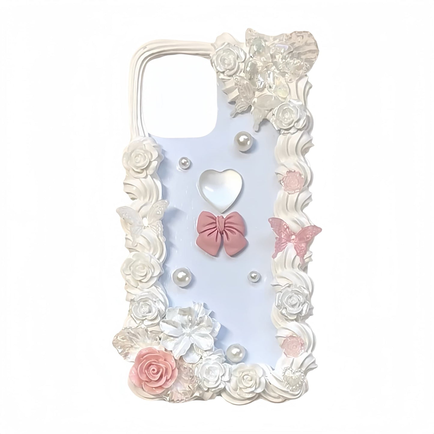 Baroque decoden phone case, 3D ornate decor for unique device cover
