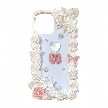 Baroque decoden phone case, 3D ornate decor for unique device cover