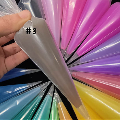 20 Colors Non-Toxic Clear Crystal Cream Glue - Decoden Piping Tips Set