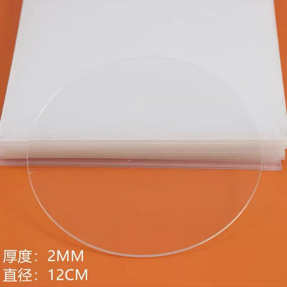 Clear acrylic mobile stand base with smooth surface