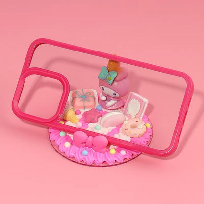 Custom cut acrylic phone stand base for handmade decoration