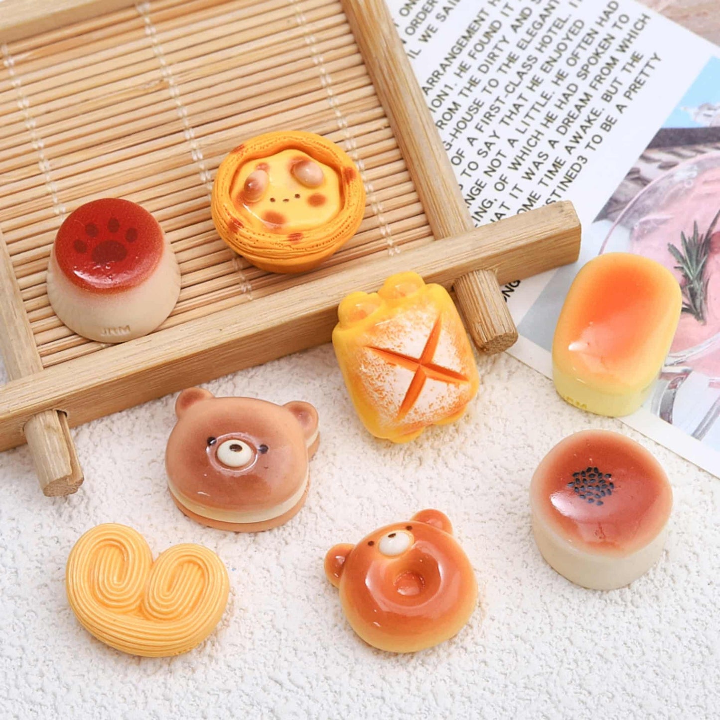 Bread Charms | DIY Decoden Embellishments