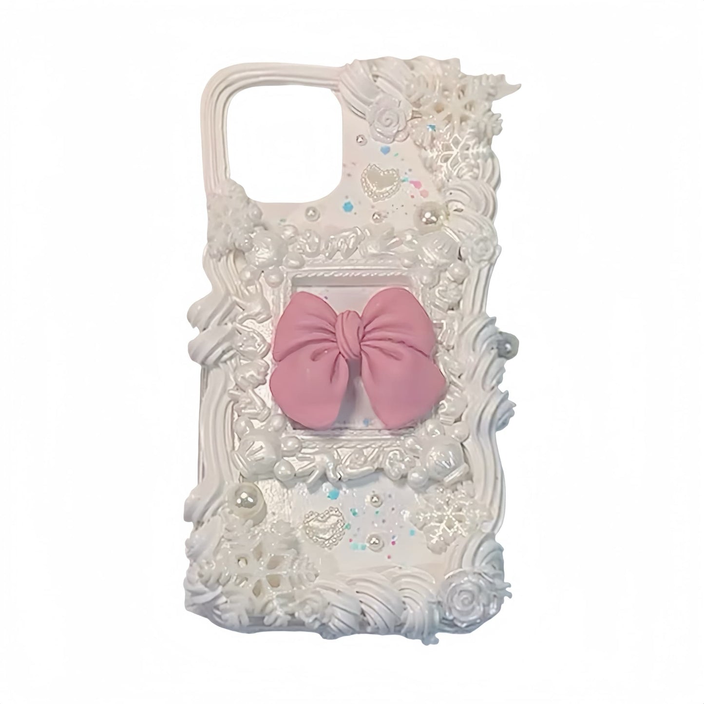 Baroque-style decoden phone case, opulent 3D designs