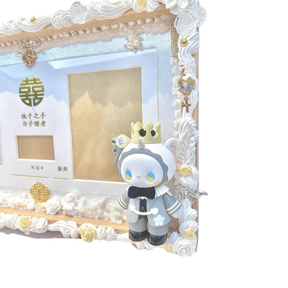 Emma Handmade Cream Glue Decoden Wedding Certificate Frame