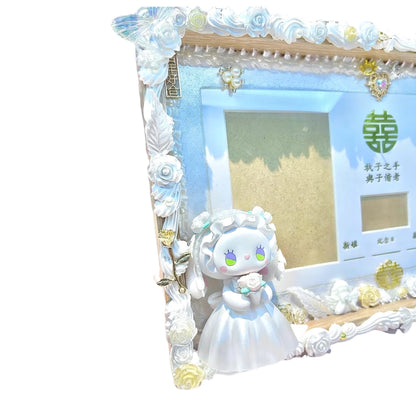 Emma Handmade Cream Glue Decoden Wedding Certificate Frame