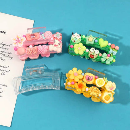 DIY Cream Glue Hair Claw Base