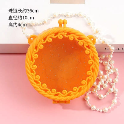 Styled crossbody bag with DIY embellishments showing Y2K aesthetic design