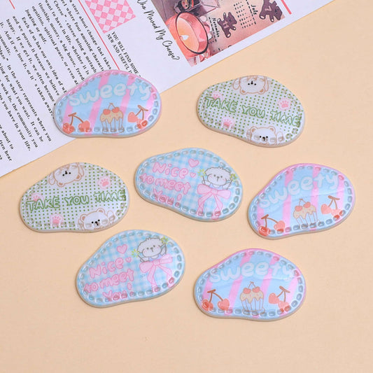 Doggy-shaped resin charms for decoden phone case decoration