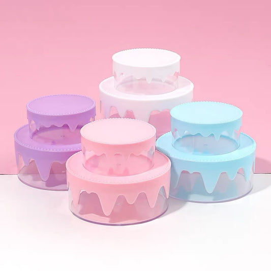 double-layer-cake-shaped-storage-box-decoden-diy-organizer-front-view
