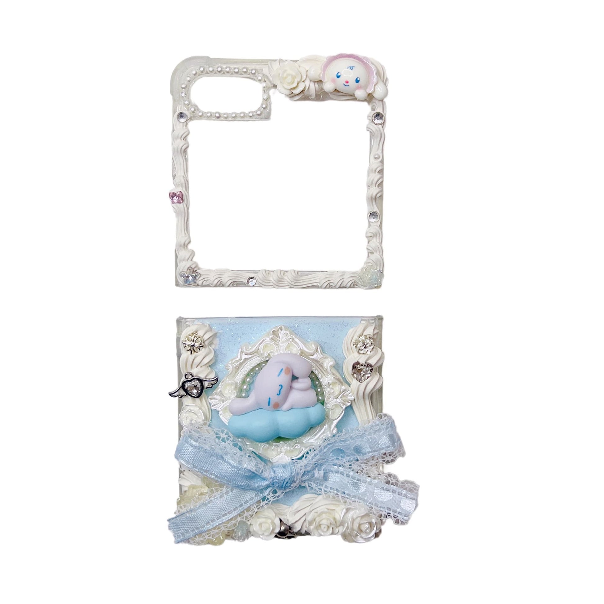 Fairytale Cinnamoroll Cream Glue Desig Handmade Decoden Phone Case