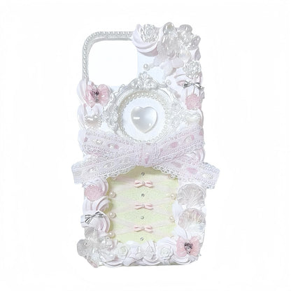 Decoden Phone Case Adorned with Classic Baroque Design Elements