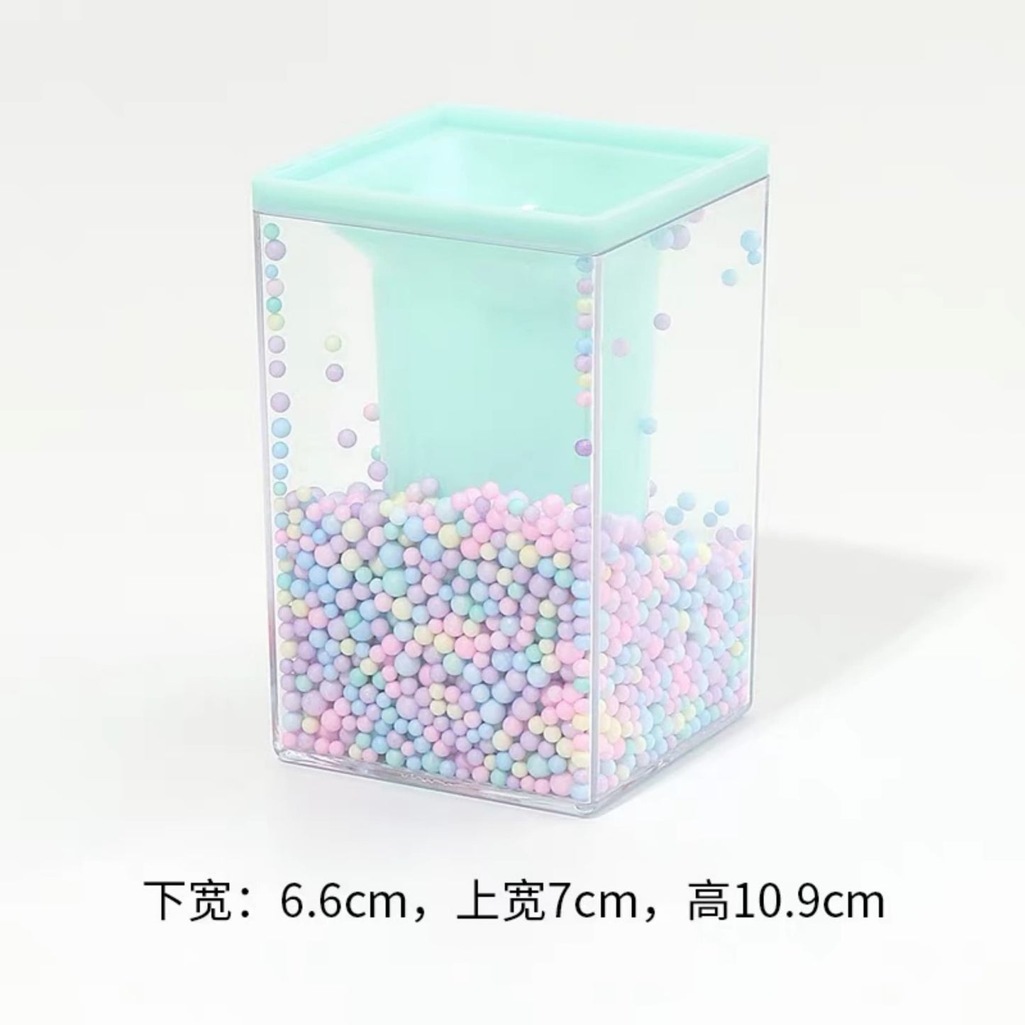 Stable weighted base detail on DIY tool pen holder preventing tipping