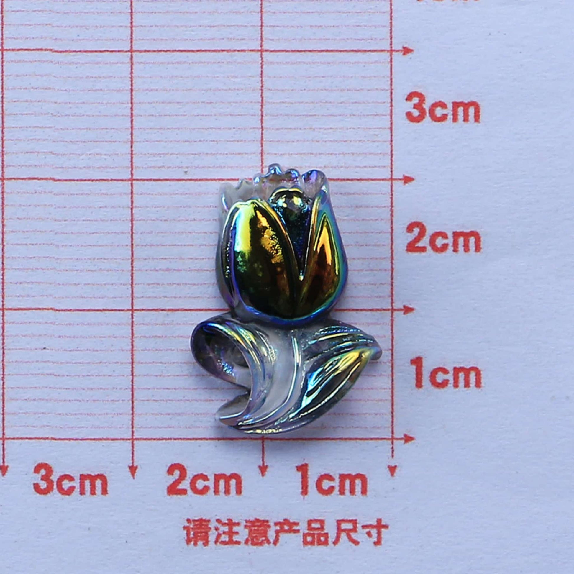 Luxury baroque charm - premium handcrafted resin ornament for decoden projects