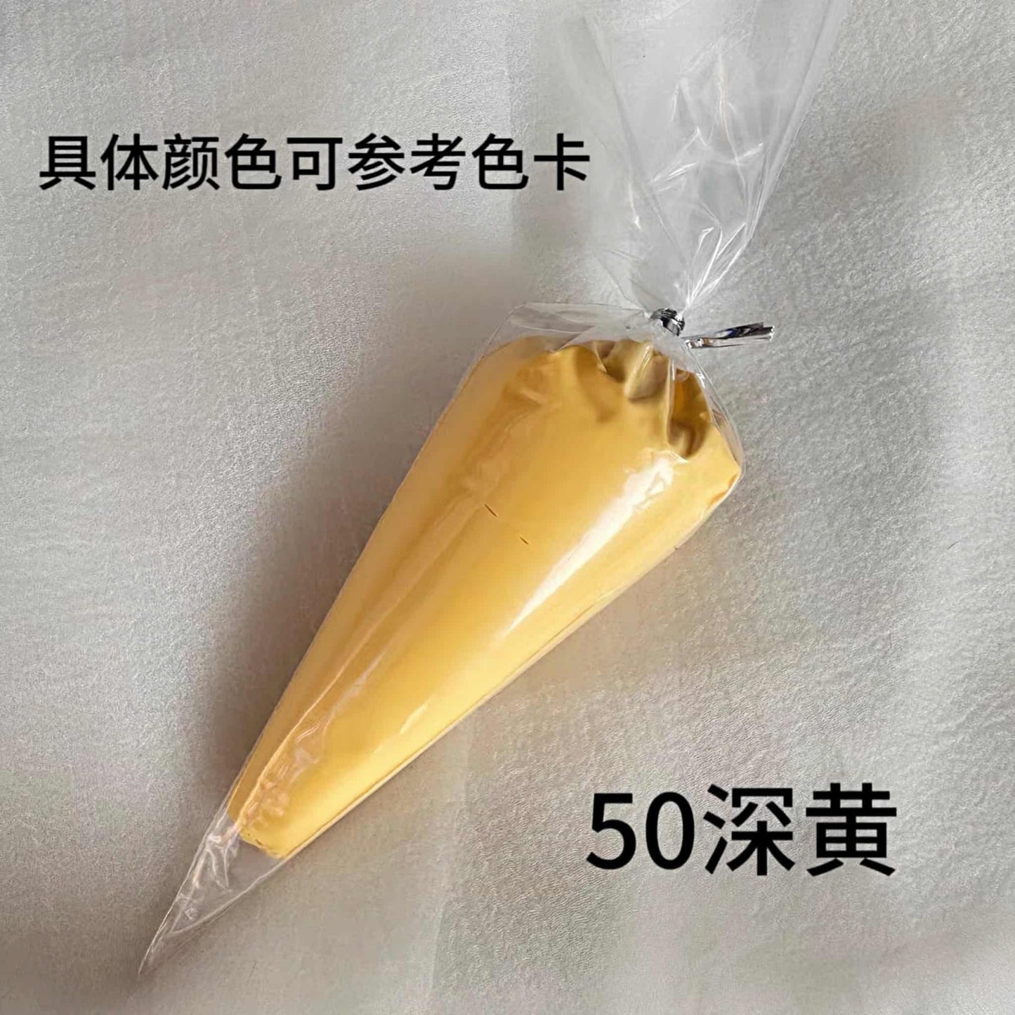 Handmade yellow cream glue warm tone for DIY crafts