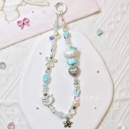 Y2K style Hello Kitty handmade phone chain