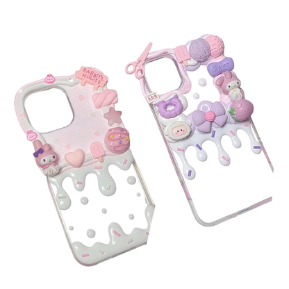 Sanrio My Melody Cream Glue Design Decoden Phone Case