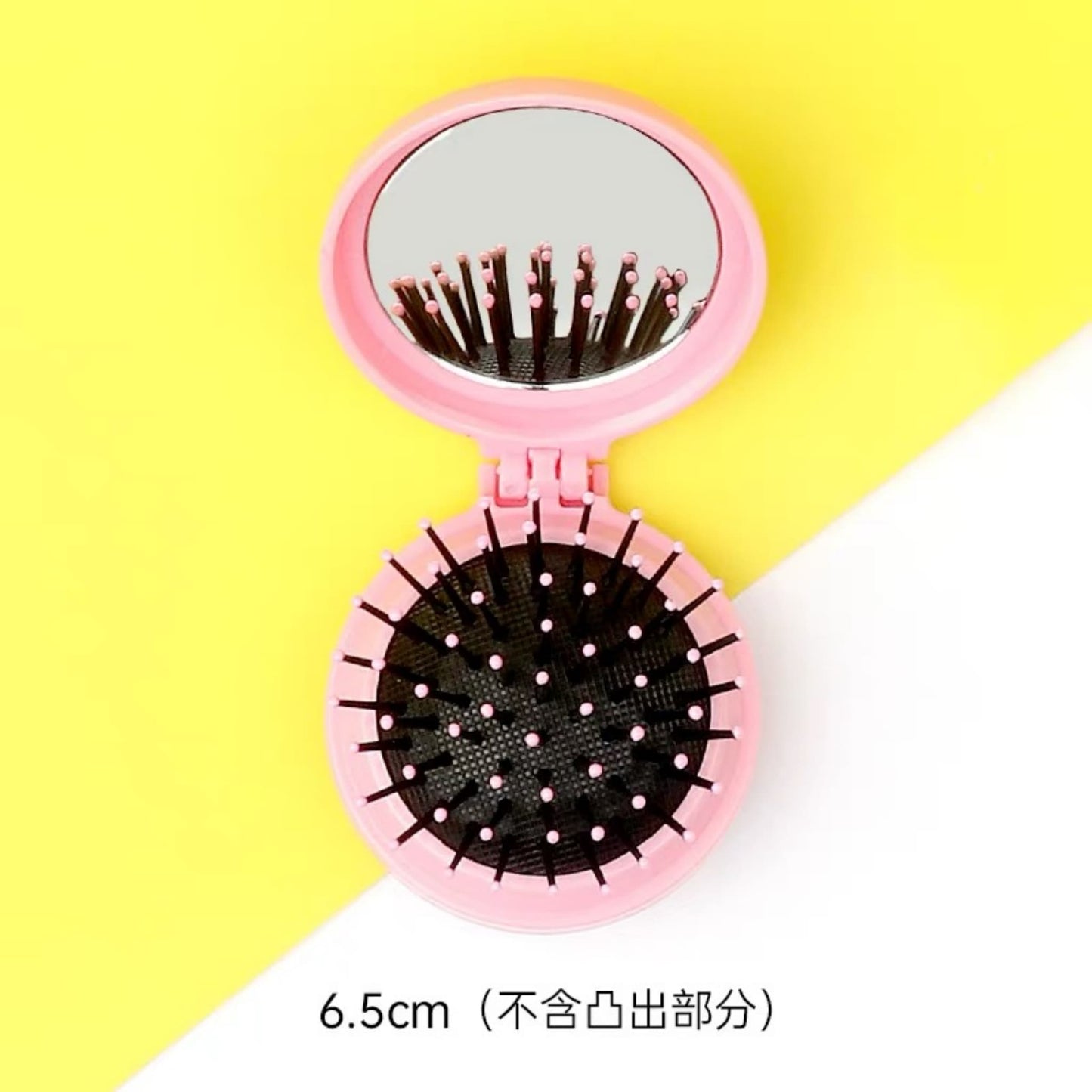 Folding makeup mirror cushion comb for cream texture DIY tools
