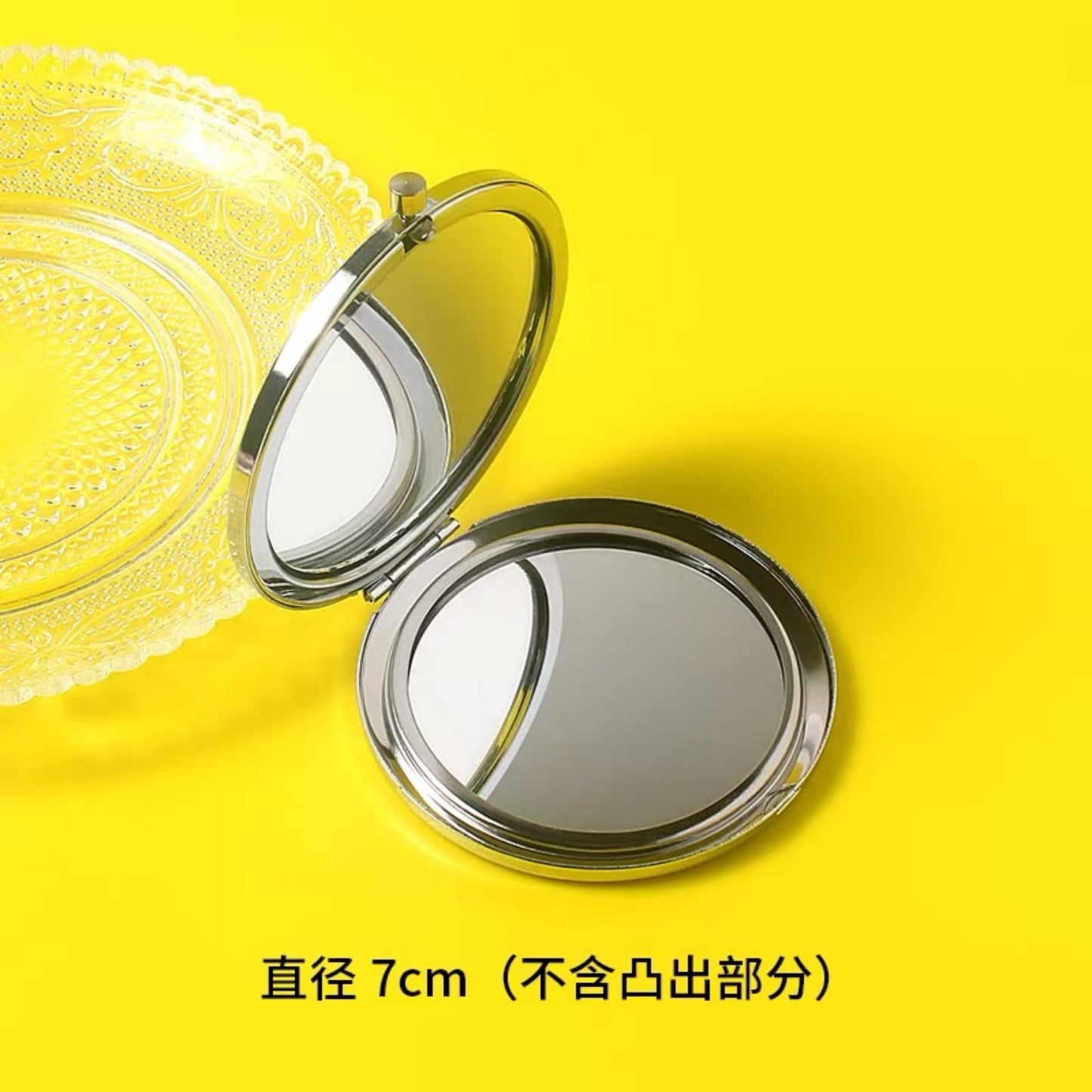 Mini compact mirror for cream glue craft supply projects