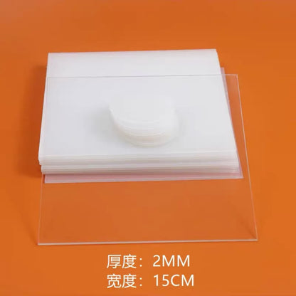 Lightweight acrylic bottom plate for mobile phone stand DIY