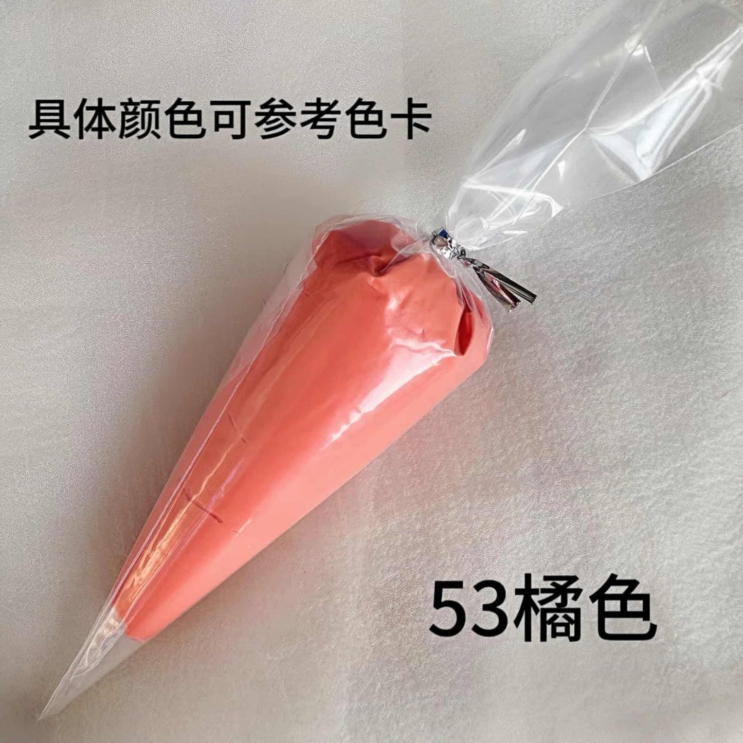 Orange cream glue vibrant shade for handmade decoden crafts