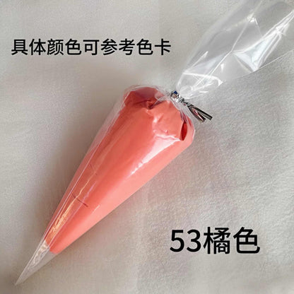 Orange cream glue vibrant shade for handmade decoden crafts