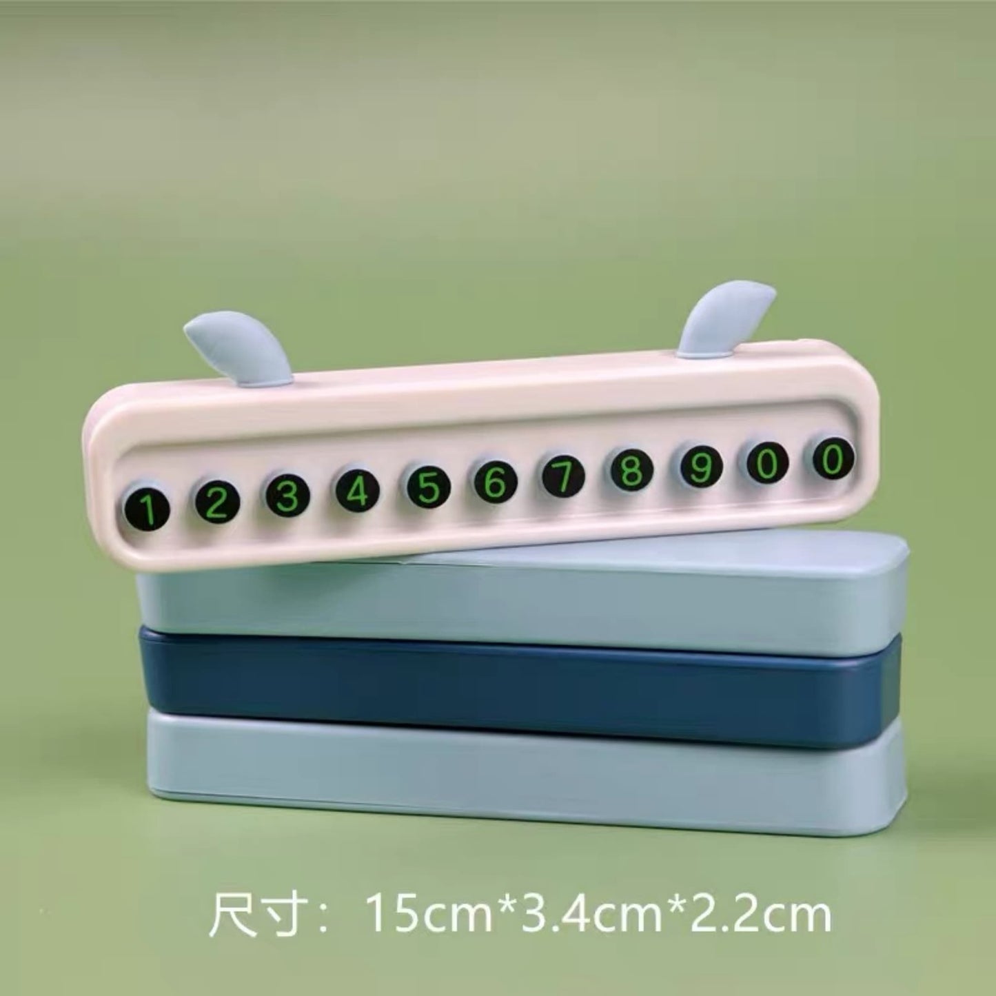 DIY parking sign plate with cream glue decoden accessories for car decoration