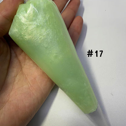 Green shimmer cream adhesive for decoden DIY phone cases and handmade projects