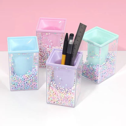 Premium cream glue pen holder for DIY decoden workspace organization