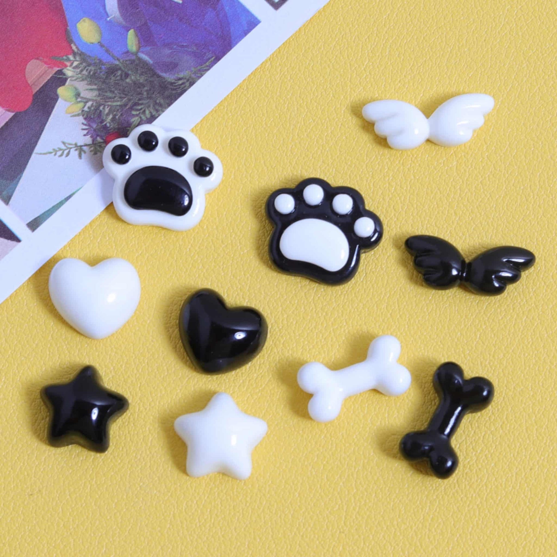 mini cake charms bulk pack