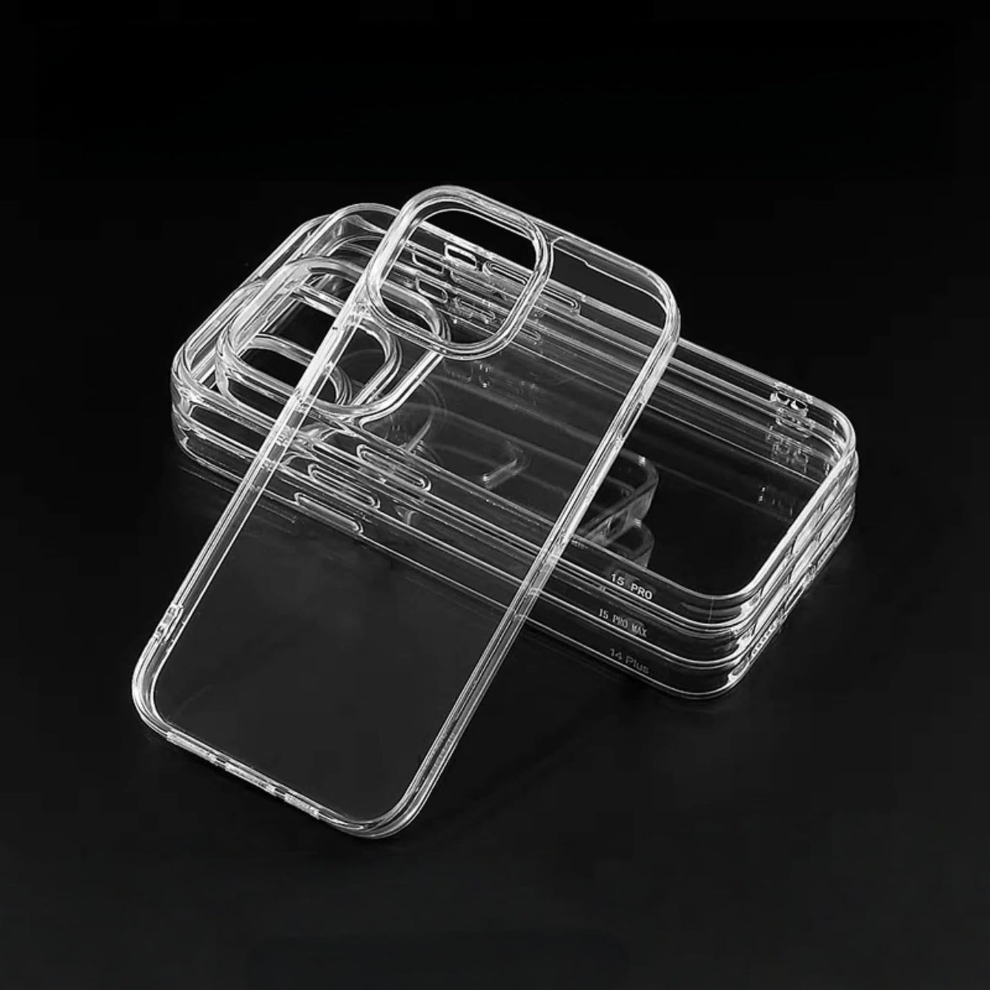 Clear phone case for cream glue DIY with shockproof protection