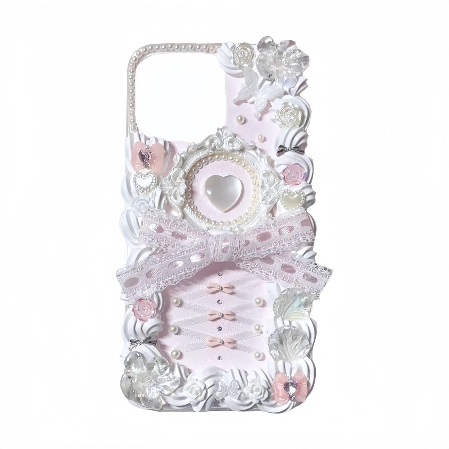 Elegant Decoden Phone Case Infused with Traditional Baroque Aesthetics