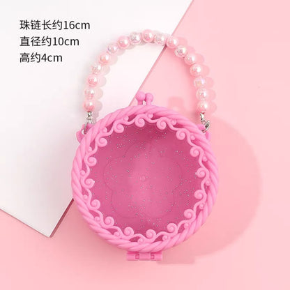 Interior compartment of handbag base ideal for functional DIY accessories