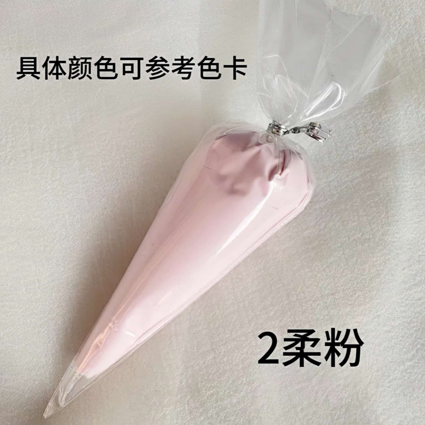 Pink whipped cream glue texture for handmade decoden crafts