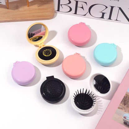 Portable air cushion comb and mirror for decoden craft kits